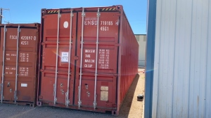 2003 TINBER 40 FT SHIPPING CONTAINER, INTERNAL 39 FT, X 7 FT WIDTH X 8 FT HEIGHT, (NO CONTENTS) (DELAY PICK-UP),(LOCATION: - 3401 Garden City Hwy Midland, TX 79705)
