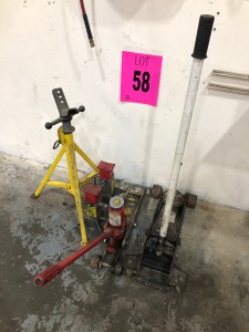 Forklift Jack FLJ-400 + 3 Ton Jack + 3 Jack Stands *102 N Midway Rd Cordele, GA 31015*