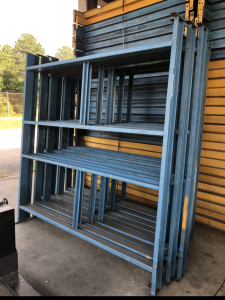 (10) Steel Pallet Rack Shelves 96" D x 102" W *102 N Midway Rd Cordele, GA 31015*