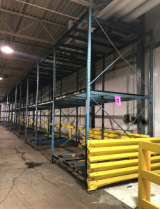 (15) Sections Pallet Racking; (14) Uprights 184" Tall x 96" Deep; (2) Uprights 16' Tall x 96" Deep; (38) Shelves 96" Deep x 102" Wide; *102 N Midway Rd Cordele, GA 31015*