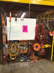 Entire Wall of Asst'd Electrical Chords/Chains/Load Level/Lights/Whiteboard *102 N Midway Rd Cordele, GA 31015*