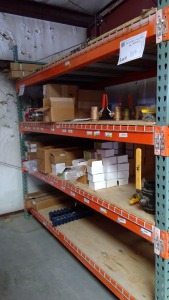 LOT OF MISC MEASUREMENT DEVICES, SITE GLASSES, GLASS GAURDS, GAUGE VALVES, BALL VALVES.
APPROXIMATELY 230 PIECES, ALL ON 4 SHELVES.
PALLET RACK NOT INCLUDED.
LOCATED IN CARLSBAD NM.