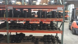 LOY OF MISC FLANGES, 
RF BLIND, RF THD, RFWN STD, RFWN XH TYPES, 1 TO 4 INCH SIZES.
APPROXIMATELY 750 PIECES, ALL ON 1 SECTION OF PALLET RACK.
PALLET RACK NOT INCLUDED.
LOCATED IN CARLSBAD NM.