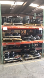 LOT OF MISC FLANGES AND WELD FITTINGS.
RFWN XH, RFWN STD, AND BLIND FLANGES, REDUCING TEES.
SIZES FROM 6 TO 12 INCHES AND A SINGLE 24’‘_’‘_? BLIND FLANGE.
APPROXIMATELY 95 PIECES.
ALL ON 1 SECTION OF PALLET RACK AND FLOOR.
PALLET RACK NOT INCLUDED.
LOCATE