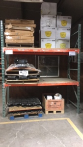 LOT OF MISC SPILL CONTAINERS, SS COILED TUBING, WELD FIT ELBOWS, 10 INCH FLANGES, WELD FIT TEES, AND SAFETY RELIEF VALVES. AS SHOWN, APPROXIMATELY 110 PIECES.
ALL ON 1 SECTION OF PALLET RACK.
PALLET RACK NOT INCLUDED.
LOCATED IN CARLSBAD NM.