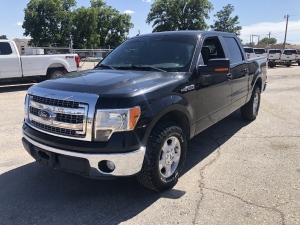 FORD PICK UP TRUCK, 2014, F150, 2 WHEEL DRIVE, 114557 MILES.
RUNS AND DRIVES GOOD.
WITH TITLE, TITLE WILL BE SENT TO BUYERS REGISTERED ADDRESS WITHIN ABOUT 14 DAYS.
LOCATED IN CARLSBAD NM.