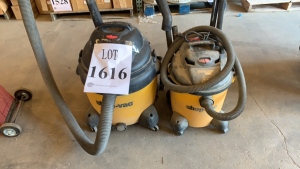 (2) SHOP VAC VACUUM (1) 18GAL AND (1) 8GAL (MAIN BUILDING)(Located at Ft Morgan, CO)