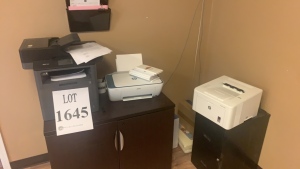 (1) MFC MULTI FUNCTION PRINTER MFG-L58500W, (1) HP LASERJET PRO M203DW AND (1) HP DESKJET 2636 ALL IN ONE COLOR WIRELESS PRINTER (MAIN BUILDING)(Located at Ft Morgan, CO)