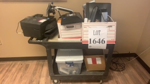 LOT OF ASST'D PRINTERS, MONITOR AND TONER (MAIN BUILDING)(Located at Ft Morgan, CO)