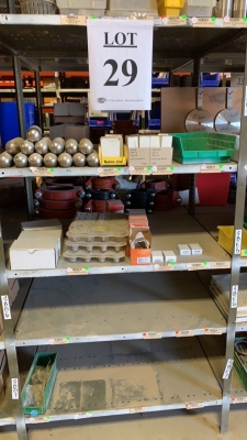 LOT OF ASSTD FLOATS, LEVEL SWITCHES, OFRICE PLATES & ROTARY VALVES: JM5004 SS FLOAT, 3 INCH X 1.00 OFRICE PLATE, 3 INCH 1.750 INCH OFRICE PLATE, (20) ASSTD LEVEL SWITCHES (LOCATION: Jourdanton, TX)