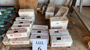 LOT OF ASSTD TAYLOR VALVE TECHNOLOGY AND MALLARD SAFTEY RELIEF VALVES: (9) MODEL 8200 275 PSIG, (2) MODEL 8200 75PSIG, (2) MODEL 8200 85PSIG, (2) MODEL 8300 75PSIG, (3) MALLARD SPRING OFFICE INLET (LOCATION: Jourdanton, TX)