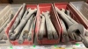 LOT OF ASSTD HAND TOOLS: RIGID NO 6-S HEAVY DUTY 4 INCH TO 6 INCH, RIGID PIPE WRENCHES, ADJUSTABLE WRENCHES, RIGID PIPE DIES, RIGID TUBING CUTTER, PLIERS, MEASURING TAPES, DEWALT POWER DRILL, TUBULAR WRENCHES & HAMMERS (LOCATION: Jourdanton, TX) - 6