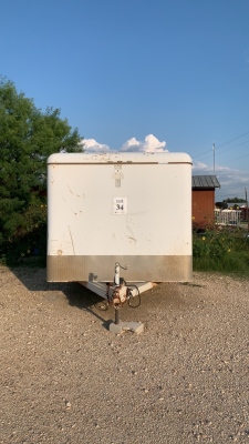 2005 ENCLOSED CARGO TRAILER WITH METAL SHELVING, ASSTD BOLTS & FLANGES, APROX 19FT, VIN: 11WHC20275W282800 LICENSE PLATE: 604 922J (TRAILER NUMBER T45) (PLEASE ALLOW 10 - 14 DAYS FOR TITLE DELIVERY) (LOCATION: Jourdanton, TX)