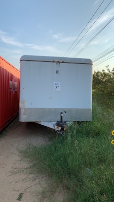 2005 W-W ENCLOSED CARGO TRAILER WITH METAL SHELVING, APROX 19FT, VIN: 11WHC20295W282782, NO LICENSE PLATE, (TRAILER NUMBER T40)(PLEASE ALLOW 10-14 DAYS FOR TITLE DELIVERY) (LOCATION: Jourdanton, TX)