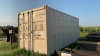 SHIPPING CONTAINER ON SKID APROX 19FT WITH METAL SHELVING, ASSTD BOLTS, FLANGES, & FITTINGS (LOCATION: Jourdanton, TX) - 2