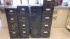 LOT OF ASSTD OFFICE FURNITURE: (3) WOOD DESKS WITH (2) OFFICE CHAIRS, (1) ROUND CONFERENCE TABLE WITH (4) ASSSTD CHAIRS, (1) TABLE, (3) SHELVES, (7)ASSTD FILING CABINETS (LOCATION: Jourdanton, TX) - 8