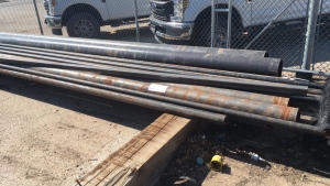 LOT OF BLACK LINE PIPE.<br/>SIZES INCLUDE:<br/>1 INCH SCH40, 1.5 INCH .170, 10 INCH SCH40, 12 INCH SCH40, 2 INCH .140, 2 INCH SCH40, 2.375 INCH .154, 2.375 INCH .218, 2.375 INCH .436, 3 INCH .216, 3.5 INCH .216, 4 INCH .128, 4 INCH .237, 4 INCH .500, 4 IN