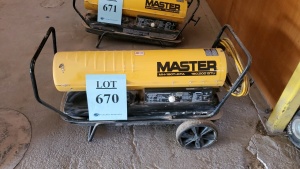 MASTER MH-190T-KFA 190,000BTU DIESEL AIR HEATER (LOCATED IN ODESSA TX )