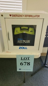 ZOLL AED-PLUS EMERGENCY DEFIBRILLATOR (LOCATED IN ODESSA TX )