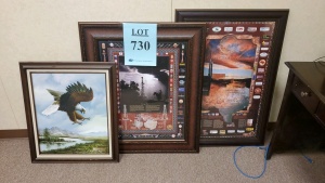 ( 3 ) PICTURE FRAMES/ART WORK (LOCATED IN ODESSA TX)