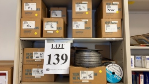 LOT JOHN CRANE RITE PACK MECHANICAL PACKING, STYLE G58, (4) 5/16" X 90' FT, (3) 7/16" X 50' FT, (3) 1/2" X 35' FT, (4) 3/8" X 60' FT, (4) 9/16" X 50' FT, AND (1) 1/4" X 125' FT, (LOCATION: 91-480 MALAKOLE STREET, KAPOLEI, HI), (WEST SIDE)