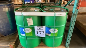 LOT (4) ZYME-FLOW UN657- (55) GAL. DRUMS, (LOCATION: 91-480 MALAKOLE STREET, KAPOLEI, HI), (WEST SIDE)