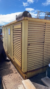 CATERPILLAR GENERATOR RATING 625 KVA 500KW, (MISSING PARTS) (LOCATION: 91-325 Komohana St, Kapolei, HI 96707), (EAST SIDE)