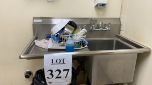 STAINLES STEEL SINGLE SINK ONLY, ( NO GARBADE DISPOSAL OR WATER HEATER), (LOCATION: 91-480 MALAKOLE STREET, KAPOLEI, HI), (WEST SIDE)