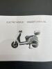 (NEW IN BOX) DAZZ SMART ELECTRIC SCOOTER MANUFACTURED BY ELYX SMART TECHNOLOGY CO. LTD., 2000W RATED POWER, 30 MPH MAX SPEED, DUAL HYDRAULIC DISK BRAKES, 3-MODE RIDING SELECTOR SWITCH, LCD SCREEN, COMES W/ A SINGLE PORTABLE HIGH PERFORMANCE 60V/30AH LITHI - 12