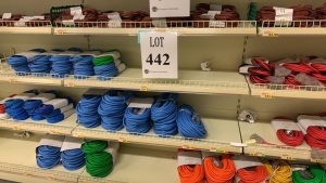 LOT OF (140) ASST'D EXTENSION CORDS 25FT, 50FT, 100FT, 20FT AND 15FT (ROW 21)