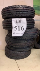 (6) ROADGUIDER TIRE ST205/75R14 (ROW 27)