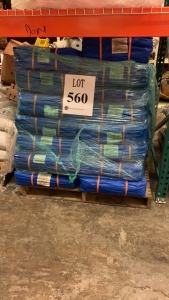 LOT OF ASST'D TARPS (50) 20FT X 20FT (20) 12 X 20FT AND (30) 15FT X 20FT (WAREHOUSE)