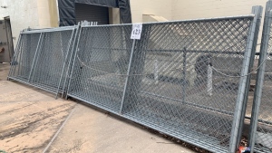 LOT OF ASST'D WIRE FENCING (20) 16' FT X 50" IN HEIGHT, (20) 16' FT X 52" IN HEIGHT, (12) 16' FT X 35" IN HEIGHT AND (20) 16' FT X 5' FT HEIGHT (LOADING DOCK)