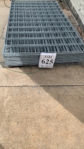 LOT OF ASST'D WIRE MESH PANELS 16' FT X 4' FT HEIGHT, 16' FT X 2' FT HEIGHT AND 8' FT X 4' FT HEIGHT (LOADING DOCK)