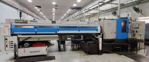 2001 Schutte AG-20 8-Spindle Automatic Screw Machine, S/N 10-01, 20 mm Capacity, 80 mm Max Part Length, Spindle Speeds to 10,000 RPM, Granite Base, .5 Second Index Idle Time, Pick-Off & Back Work, W/ Siemens Model OP-27 Control, CRT, Touchpad, 2000 IEMCA 