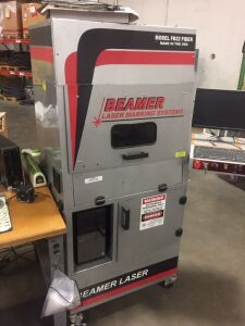 2015 Beamer Model FB22 Fiber Laser Marking System, W/ Programmable Z Axis, 7” x 7” Marking Field Item #FL254, Laser Fixture Plate, Voltage: 120VAC 60HZ, S/N FB22-0715-359JB (Charlotte, North Carolina)