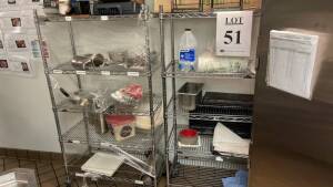 (LOT) 4 ASSORTED RACKS (LOCATION PANTRY)