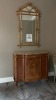 VINTAGE FRENCH MARBLE TOP COMMODE WITH MIRROR 46 INCH W X 21 INCH D X 44 1/2 INCH H, (LOCATION: WARDMAN TOWER)