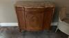 VINTAGE FRENCH MARBLE TOP COMMODE WITH MIRROR 46 INCH W X 21 INCH D X 44 1/2 INCH H, (LOCATION: WARDMAN TOWER) - 2