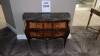 VINTAGE FRENCH MARBLE TOP COMMODE 34 INCH W X 17 INCH D X 33 INCH H, (LOCATION: WARDMAN TOWER)