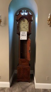 VINTAGE TALL CASE CLOCK (FOR DISPLAY ONLY NO PARTS INSIDE), (LOCATION: WARDMAN TOWER)