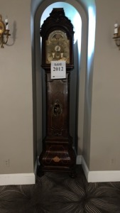 VINTAGE TALL CASE CLOCK (FOR DISPLAY ONLY NO PARTS INSIDE), (LOCATION: WARDMAN TOWER)