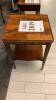 VINTAGE SQUARE FRENCH END TABLE 20 INCH W X 20 INCH D X 28 INCH H, (LOCATION: WARDMAN TOWER) - 2