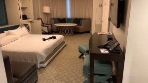 ROOM 1362 FURNITURE: KING SIZE MURPHY BED FRAME, SOFA, END TABLE, CHAIR, KEURIG COFFEE MAKER, MINI FRIDGE, LAMPS, CENTER TABLE WITH MARBLE TOP & IRON ( NO FIXTURES: LIGHT FIXTURES, TOILET, SINK, TUB, ETC NOT INCLUDED), (LOCATION: WARDMAN TOWER)