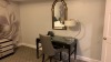 ROOM 1348 FURNITURE: KING SIZE BED FRAME, CHAIR, KEURIG COFFEE MAKER, MARBLE TOP TABLE, COMMODE, MINI FRIDGE, LAMPS, NIGHT STAND, (2) SAMSUNG TELEVISION, DESK WITH CHAIR, SOFA, COFFEE TABLE WITH CHAIRS & IRON ( NO FIXTURES: LIGHT FIXTURES, TOILET, SINK, T - 11