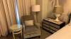 ROOM 2304 FURNITURE: KING SIZE BED FRAME, CHAIR, KEURIG COFFEE MAKER, MINI FRIDGE, LAMPS, SAMSUNG TELEVISION, DESK WITH CHAIR NIGHT STAND & IRON ( NO FIXTURES: LIGHT FIXTURES, TOILET, SINK, TUB, ETC NOT INCLUDED), (LOCATION: WARDMAN TOWER) - 2