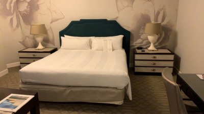 ROOM 2306 FURNITURE: KING SIZE BED FRAME, CHAIR, KEURIG COFFEE MAKER, MINI FRIDGE, LAMPS, SAMSUNG TELEVISION, DESK WITH CHAIR NIGHT STAND & IRON ( NO FIXTURES: LIGHT FIXTURES, TOILET, SINK, TUB, ETC NOT INCLUDED), (LOCATION: WARDMAN TOWER)