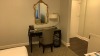 ROOM 2306 FURNITURE: KING SIZE BED FRAME, CHAIR, KEURIG COFFEE MAKER, MINI FRIDGE, LAMPS, SAMSUNG TELEVISION, DESK WITH CHAIR NIGHT STAND & IRON ( NO FIXTURES: LIGHT FIXTURES, TOILET, SINK, TUB, ETC NOT INCLUDED), (LOCATION: WARDMAN TOWER) - 4