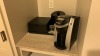 ROOM 2306 FURNITURE: KING SIZE BED FRAME, CHAIR, KEURIG COFFEE MAKER, MINI FRIDGE, LAMPS, SAMSUNG TELEVISION, DESK WITH CHAIR NIGHT STAND & IRON ( NO FIXTURES: LIGHT FIXTURES, TOILET, SINK, TUB, ETC NOT INCLUDED), (LOCATION: WARDMAN TOWER) - 6