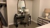 ROOM 2324 FURNITURE: KING SIZE BED FRAME, CHAIR, KEURIG COFFEE MAKER, MINI FRIDGE, LAMPS, SAMSUNG TELEVISION, DESK WITH CHAIR, NIGHT STANDS & IRON ( NO FIXTURES: LIGHT FIXTURES, TOILET, SINK, TUB, ETC NOT INCLUDED), (LOCATION: WARDMAN TOWER) - 3